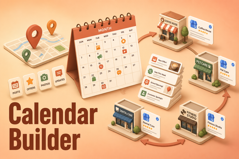 Local Post Calendar Builder